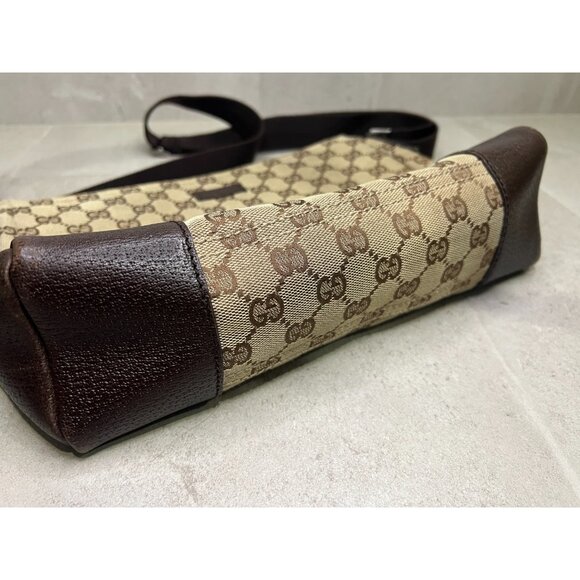 Vintage GUCCI GG Fabric Shoulder Cross Body Bag - Picture 5 of 14